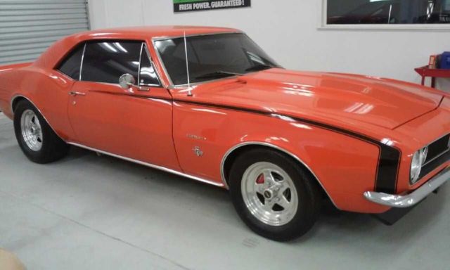 1967 Orange Chevrolet Camaro Coupe