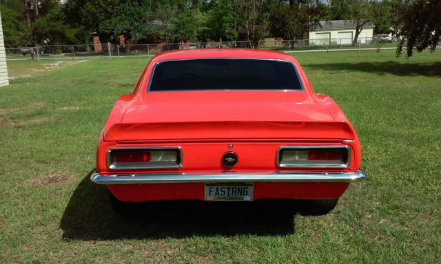 1967 Orange Chevrolet Camaro Coupe