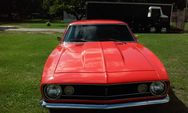 1967 Orange Chevrolet Camaro Coupe