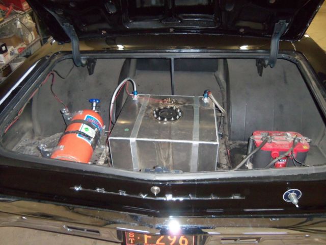 1967 Black Chevrolet Chevelle 2 door post