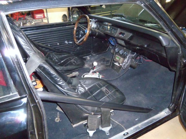 1967 Black Chevrolet Chevelle 2 door post