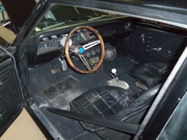 1967 Black Chevrolet Chevelle 2 door post