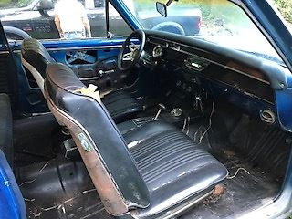 1967 Blue Chevrolet Chevelle Coupe