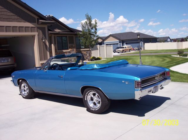 1967 White Chevrolet Chevelle Convertible