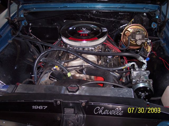 1967 White Chevrolet Chevelle Convertible