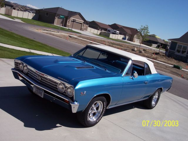 1967 White Chevrolet Chevelle Convertible