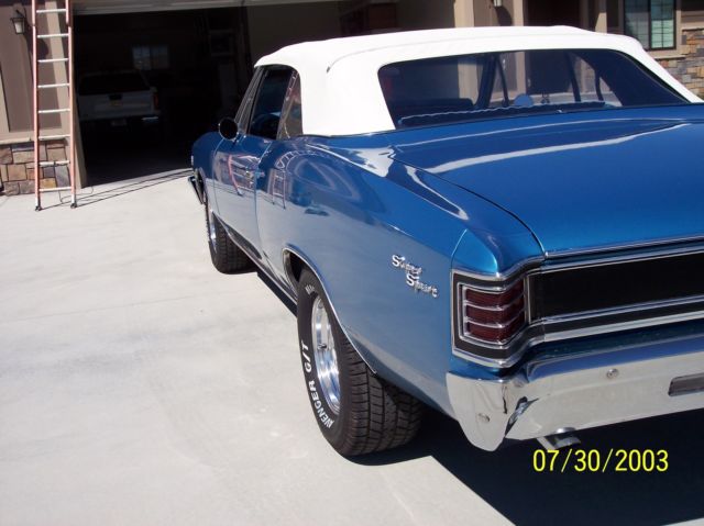 1967 White Chevrolet Chevelle Convertible