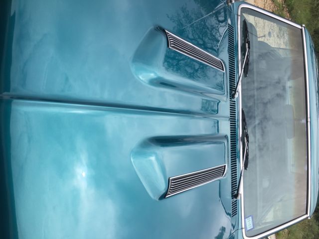 1967 Turquoise Chevrolet Chevelle 2 Dr Sedan