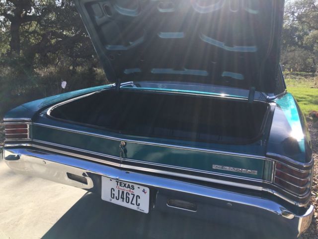 1967 Turquoise Chevrolet Chevelle 2 Dr Sedan