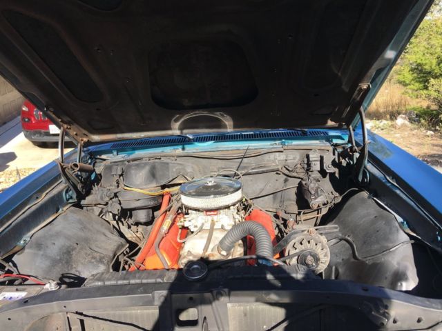 1967 Turquoise Chevrolet Chevelle 2 Dr Sedan