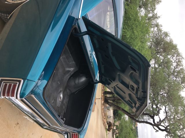 1967 Turquoise Chevrolet Chevelle 2 Dr Sedan