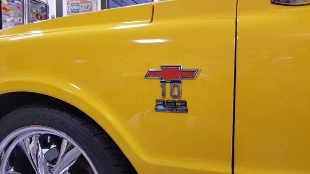 1967 Yellow Chevrolet C-10 Standard Cab Pickup