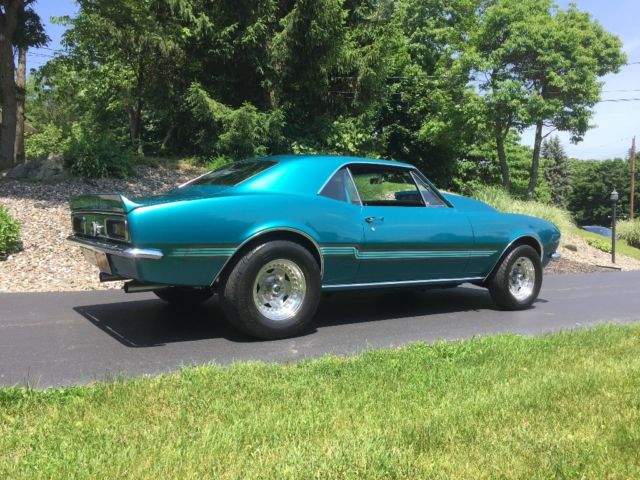 1967 Turquoise Chevrolet Camaro Coupe