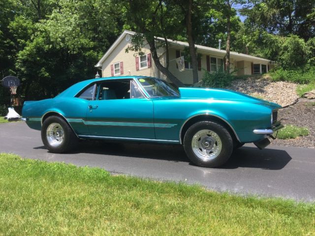 1967 Turquoise Chevrolet Camaro Coupe