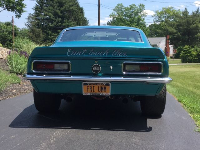 1967 Turquoise Chevrolet Camaro Coupe