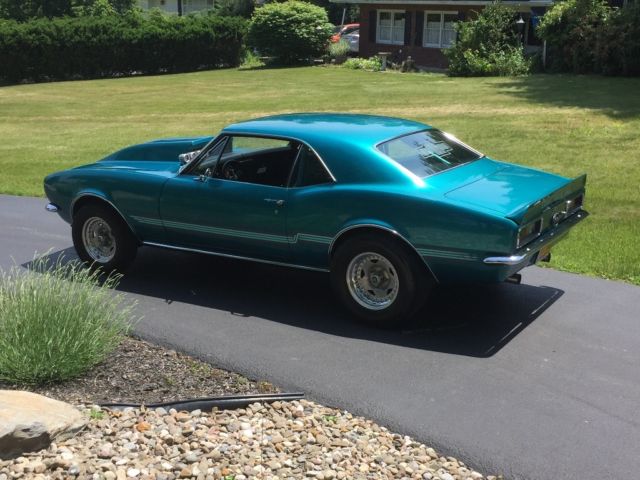 1967 Turquoise Chevrolet Camaro Coupe