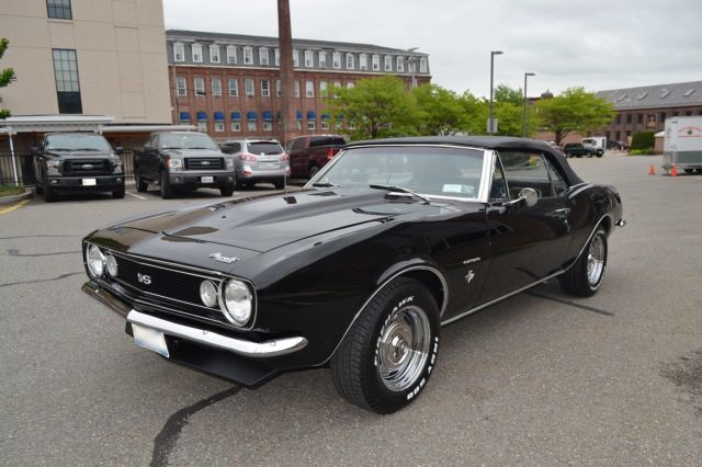 1967 Black Chevrolet Camaro Convertible