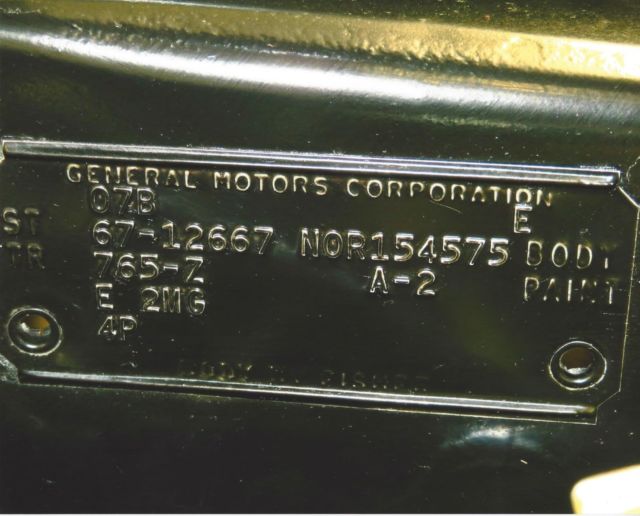 1967 Black Chevrolet Camaro Convertible