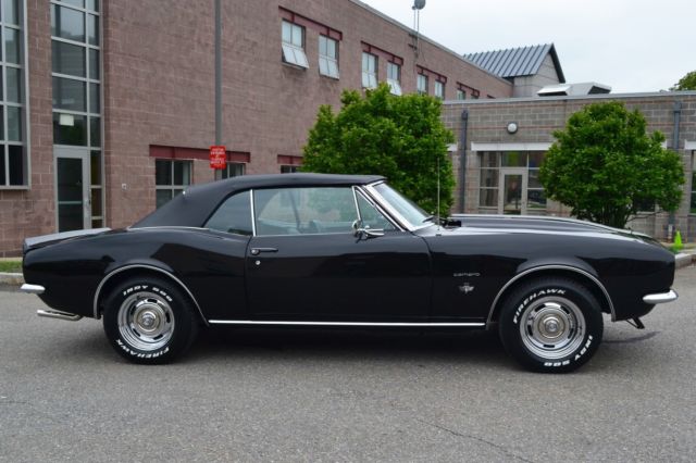 1967 Black Chevrolet Camaro Convertible