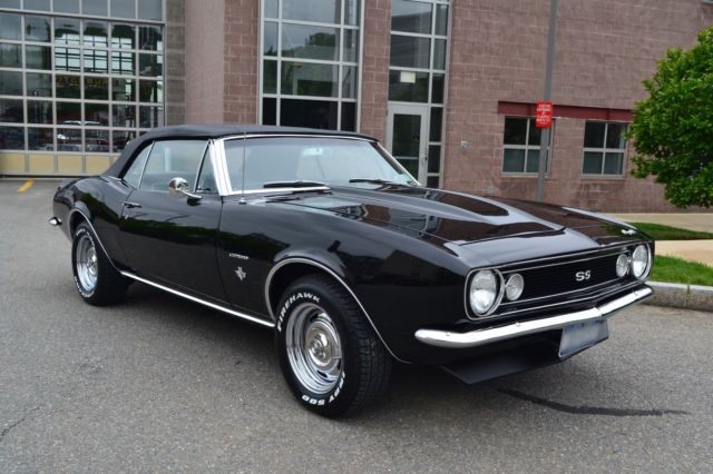 1967 Black Chevrolet Camaro Convertible