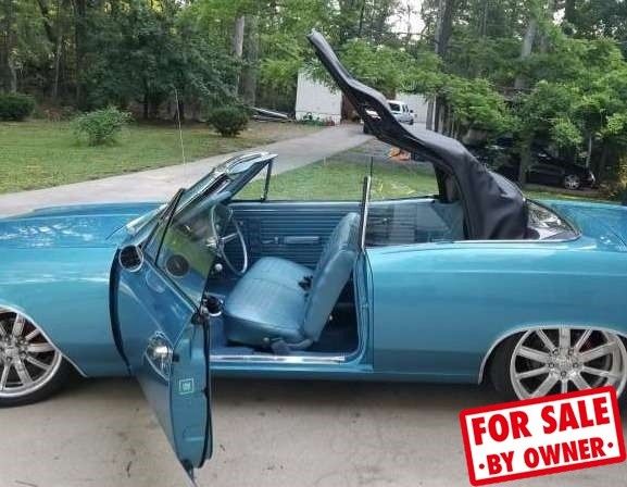 1967 Blue Chevrolet Chevelle
