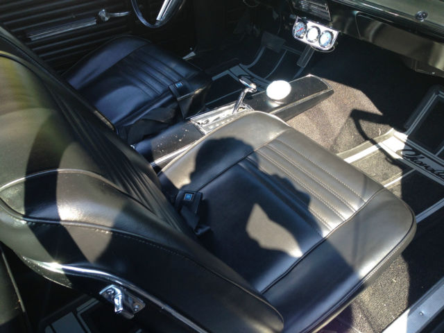 1967 Black Chevrolet Chevelle Convertible