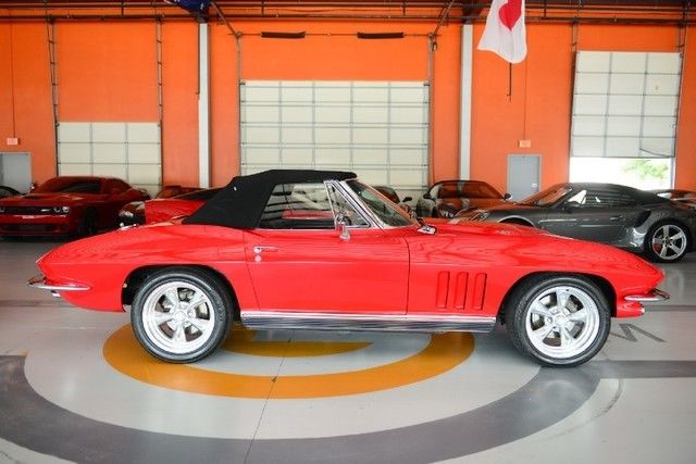 1966 Red Chevrolet Corvette Convertible