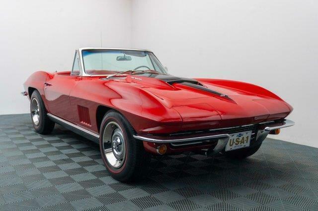 1967 Red Chevrolet Corvette Convertible