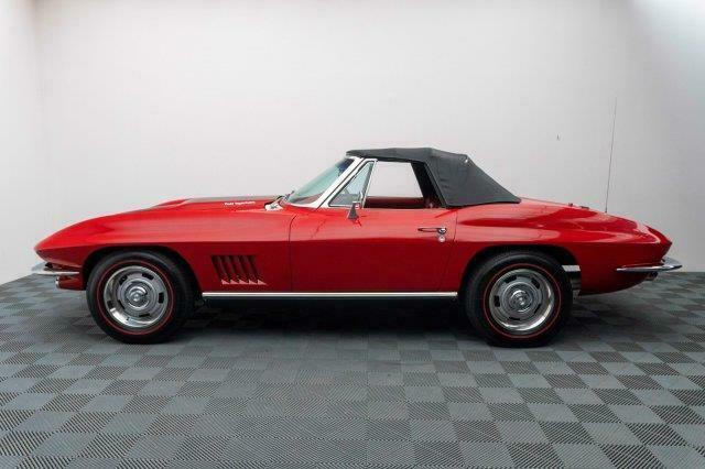 1967 Red Chevrolet Corvette Convertible