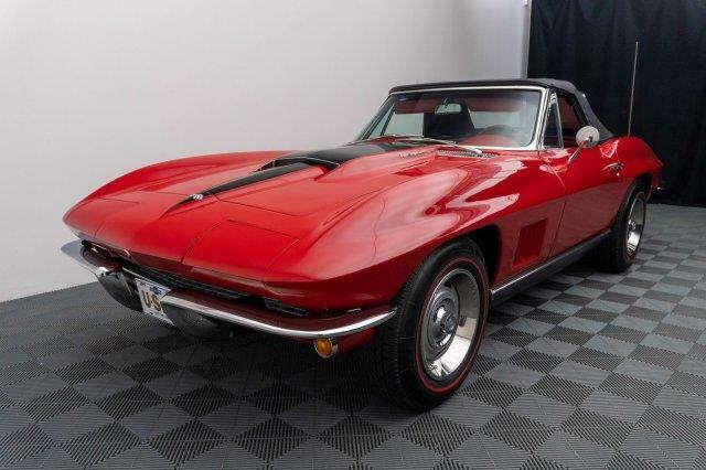 1967 Red Chevrolet Corvette Convertible