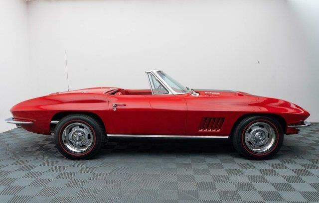 1967 Red Chevrolet Corvette Convertible
