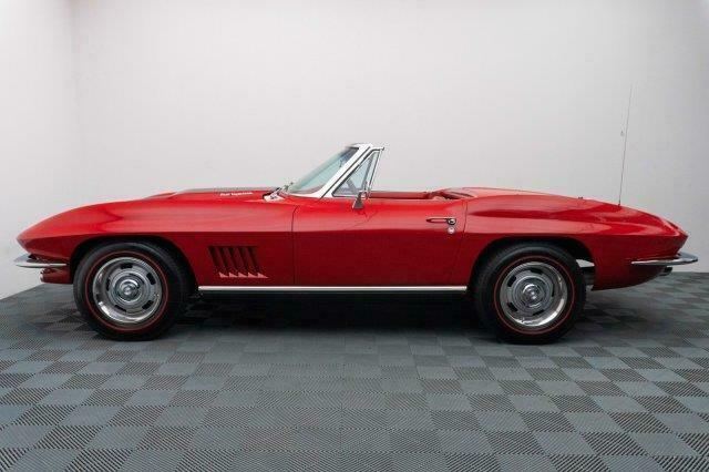 1967 Red Chevrolet Corvette Convertible