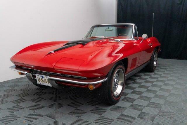 1967 Red Chevrolet Corvette Convertible