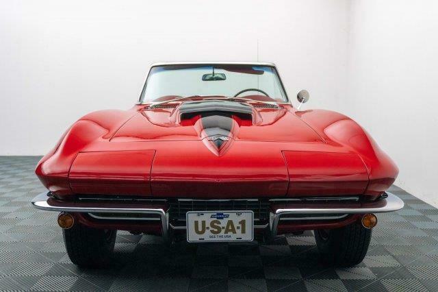 1967 Red Chevrolet Corvette Convertible