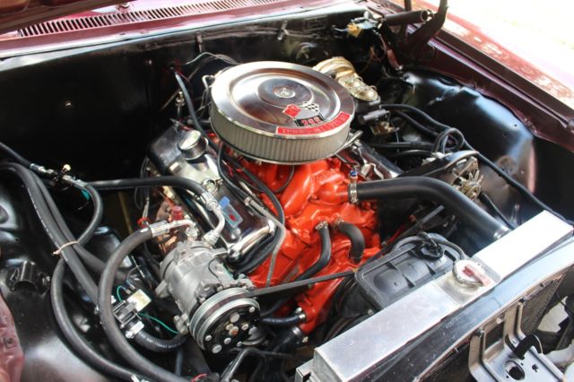 1967 Burgundy Chevrolet Capriceold Coupe