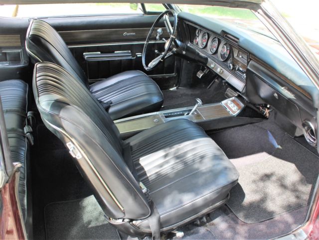 1967 Burgundy Chevrolet Capriceold Coupe