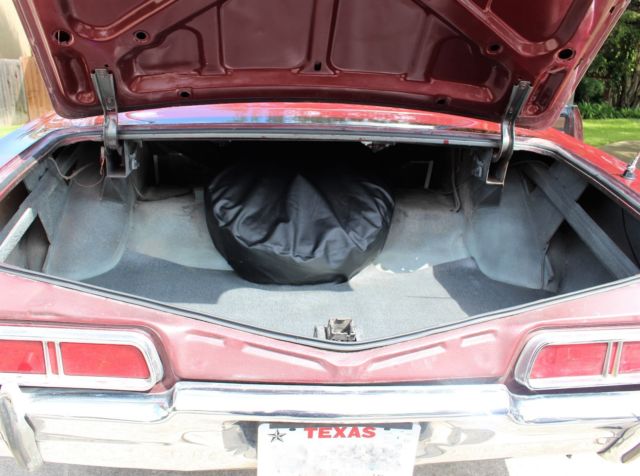 1967 Burgundy Chevrolet Capriceold Coupe
