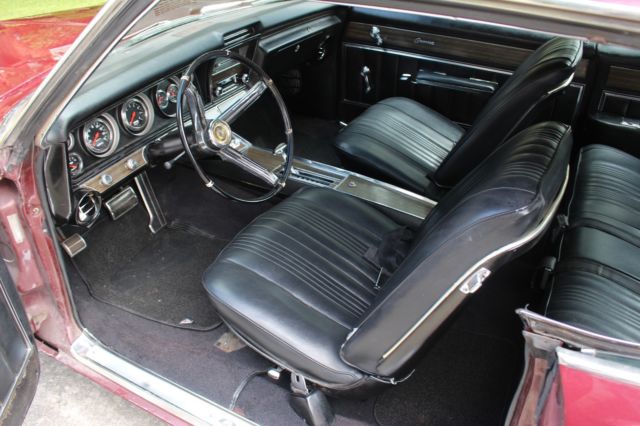 1967 Burgundy Chevrolet Capriceold Coupe
