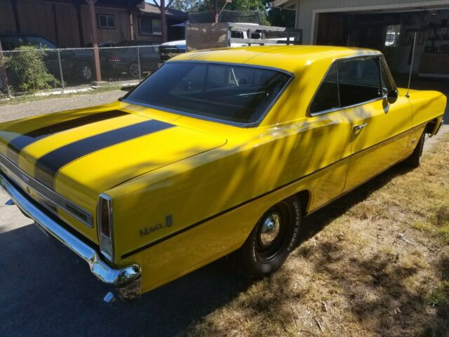 1967 Yellow Chevrolet Nova Coupe