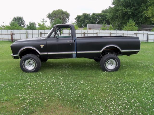 1967 Black Chevrolet C/K Pickup 1500 Standard Cab Pickup