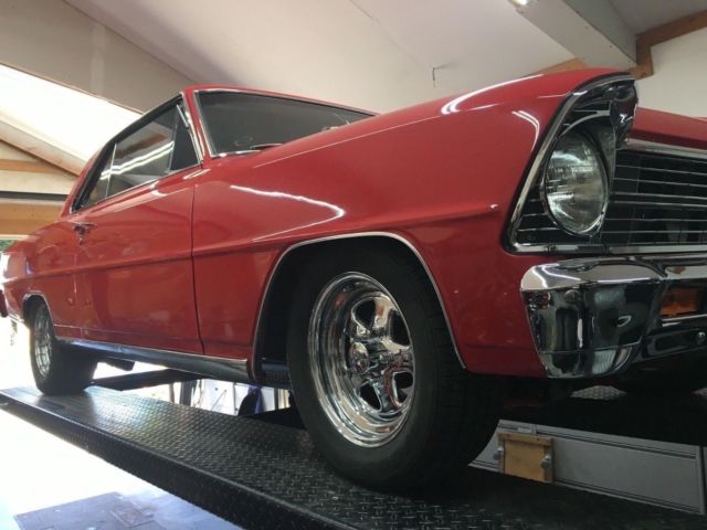 1967 Red Chevrolet Nova Coupe