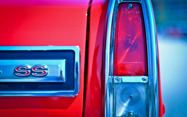 1967 Red Chevrolet Nova Convertible