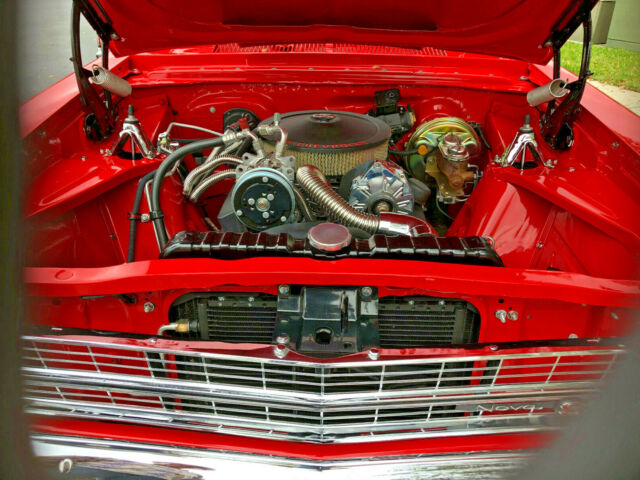 1967 Red Chevrolet Nova Convertible