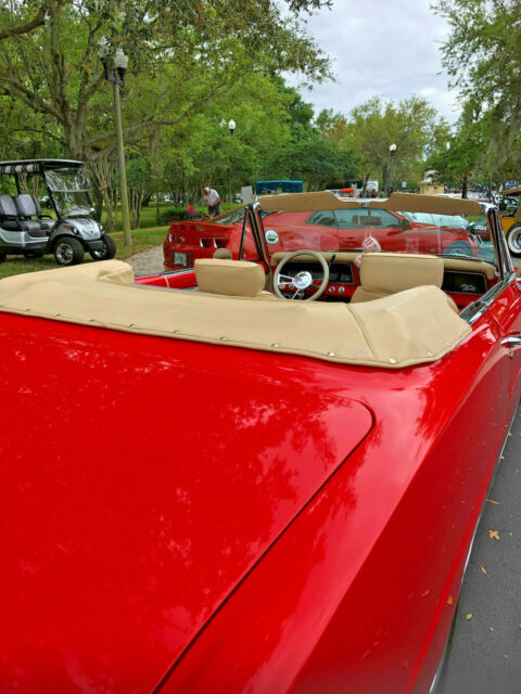 1967 Red Chevrolet Nova Convertible