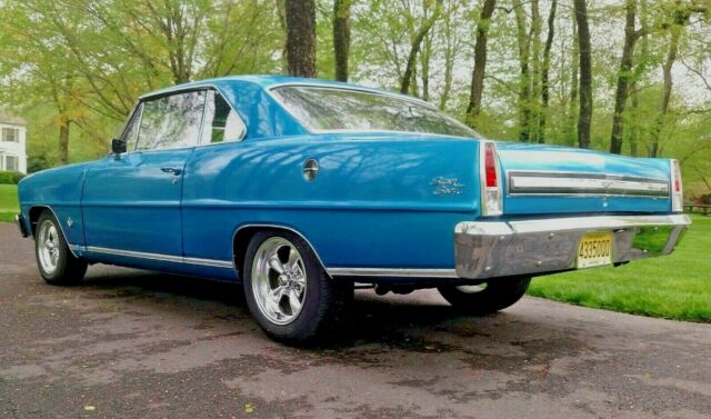 1967 Blue Chevrolet Nova Coupe
