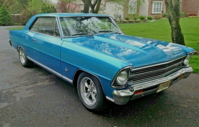1967 Blue Chevrolet Nova Coupe