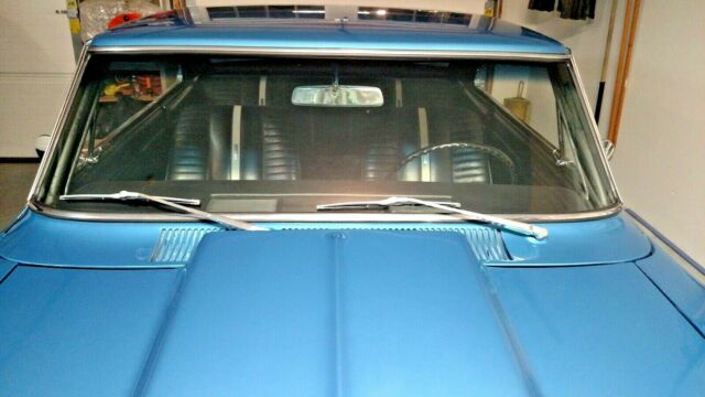 1967 Blue Chevrolet Nova Coupe