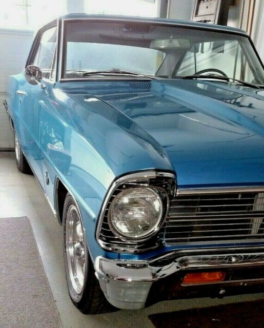 1967 Blue Chevrolet Nova Coupe