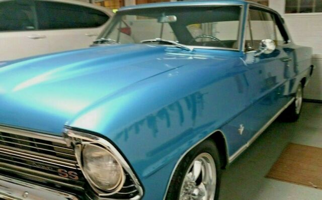 1967 Blue Chevrolet Nova Coupe