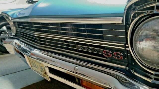 1967 Blue Chevrolet Nova Coupe
